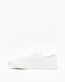 ESSENTIAL VULCANIZED MONOGRAM SNEAKERS, White, hi-res