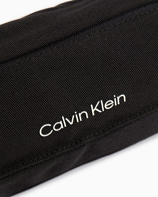 Athletic Black Fragmented Sling Bag