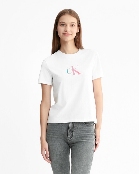 Hyper Real Gradient Monogram Tee