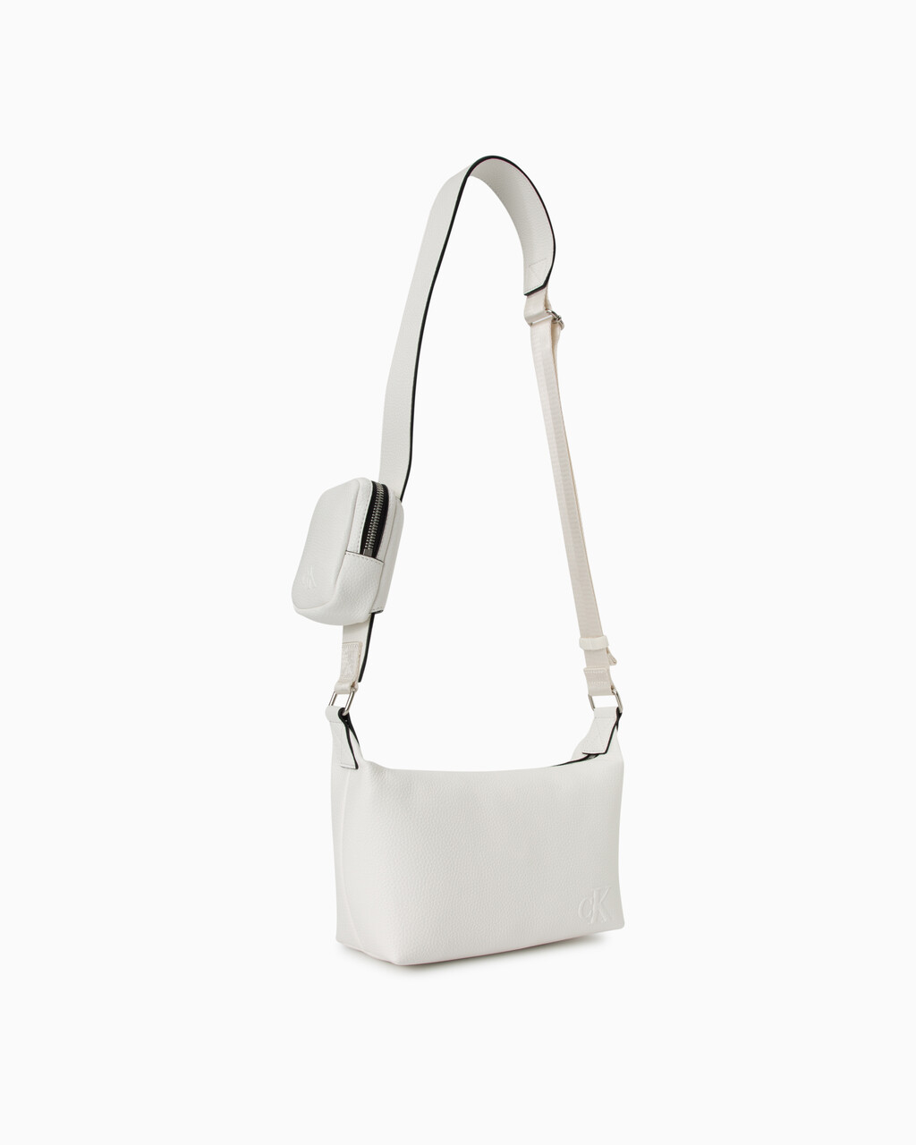 CKJ Connected Shoulder Bag, BRIGHT WHITE, hi-res