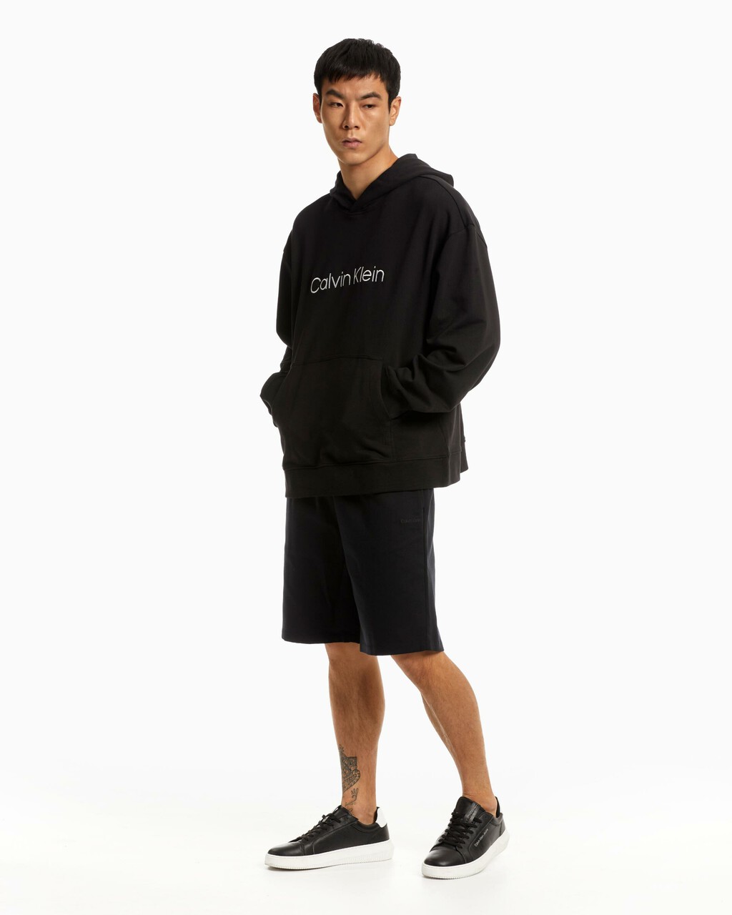 HERO LOGO TERRY HOODIE, BLACK BEAUTY-00, hi-res