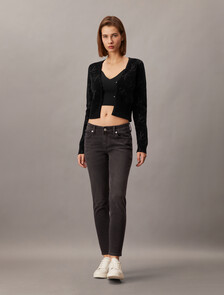 2 In 1 Cashmere Cardigan, Ck Black, hi-res