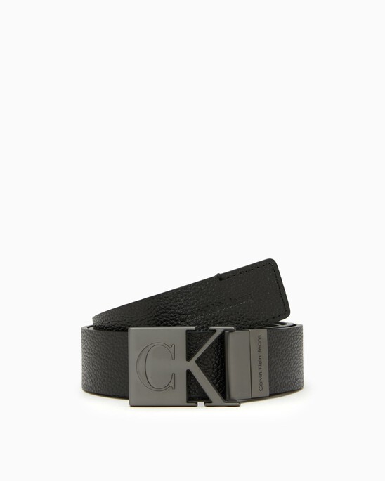 MONOGRAM CUT-OUT PLAQUE BELT 35 MM