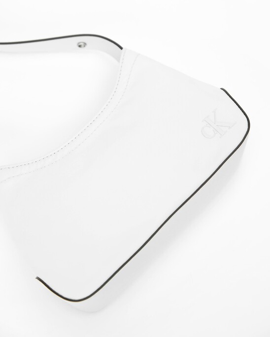 Sculpted Mix Round Shoulder Bag