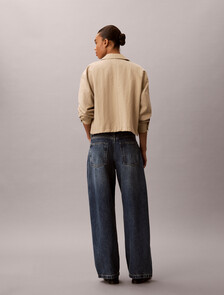 Twisted Low Rise Baggy Jeans, DAVENPORT, hi-res