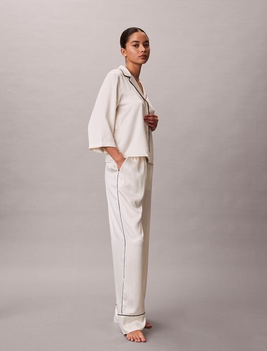 Satin Sheen Short Sleeve Shirt