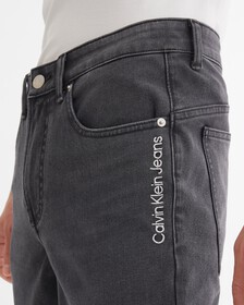 ULTIMATE STRETCH STRAIGHT JEANS, 073 WASHED BLK, hi-res