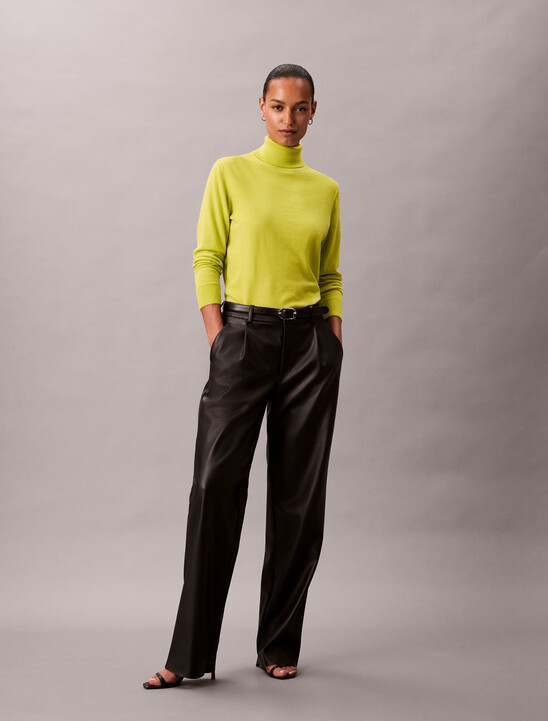 Merino Wool Turtleneck Jumper