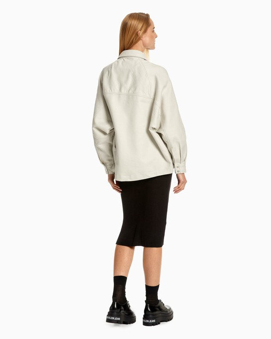 Relaxed Cotton Shacket