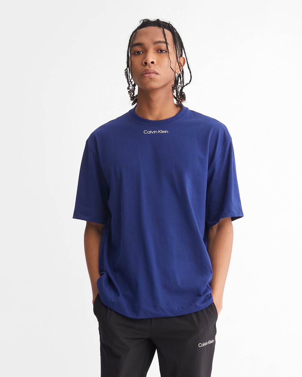 GYM T-SHIRT, BLUE DEPTHS, hi-res