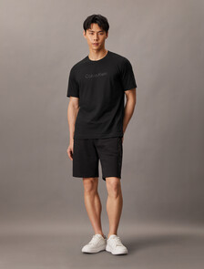 Essential Logo Short Sleeve Tee, Black, hi-res