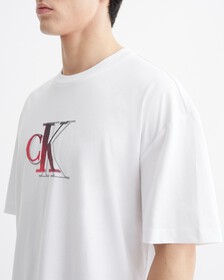 MICRO LOGO TEE, Bright White, hi-res