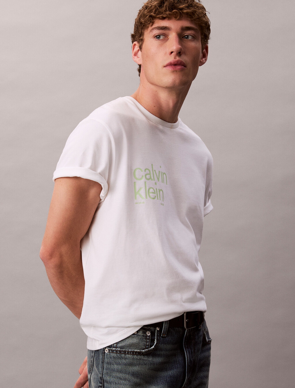 Circle Graphic Relaxed T-Shirt, Bright White, hi-res