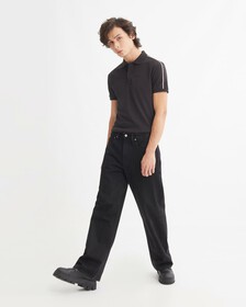 LOGO PIPING POLO, Ck Black, hi-res