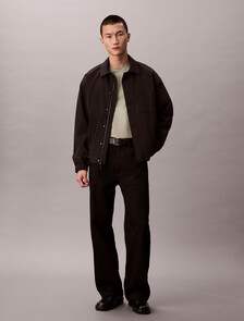 Stretch Cotton Slim Tee, Seagrass, hi-res