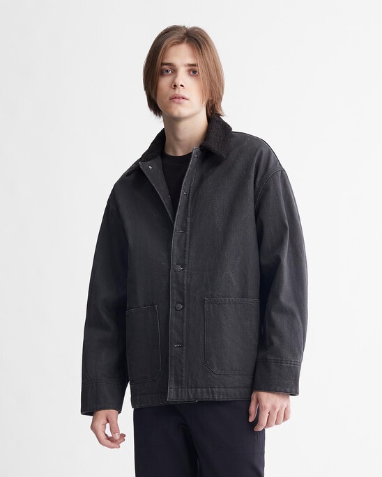 Sherpa Collar Chore Coat