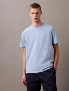Smooth Cotton Monogram Logo T-Shirt, Well Water, hi-res