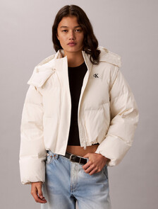 2-in-1 Convertible Down Puffer Jacket, Tofu, hi-res