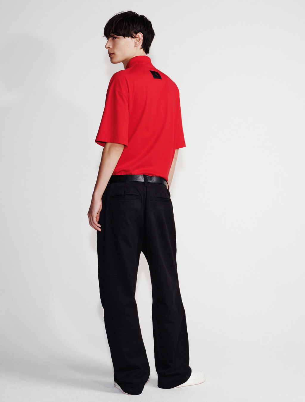 1/4 Zip Polo, Pantone Red, hi-res