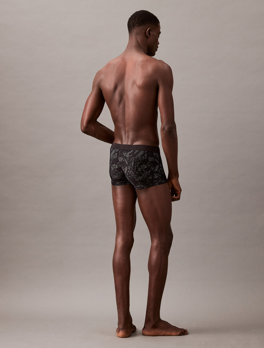 CK Black Print Low Rise Trunk, MESH SHADOWS_BLACK, hi-res
