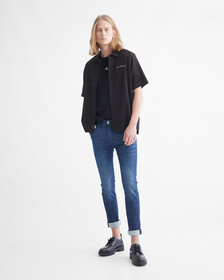 MICRO MONOLOGO TEE, CK BLACK, hi-res