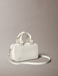 Bold Monogram Mini Tote, Lily White, hi-res