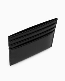 MONOGRAM SOFT CARD CASE, BLACK, hi-res
