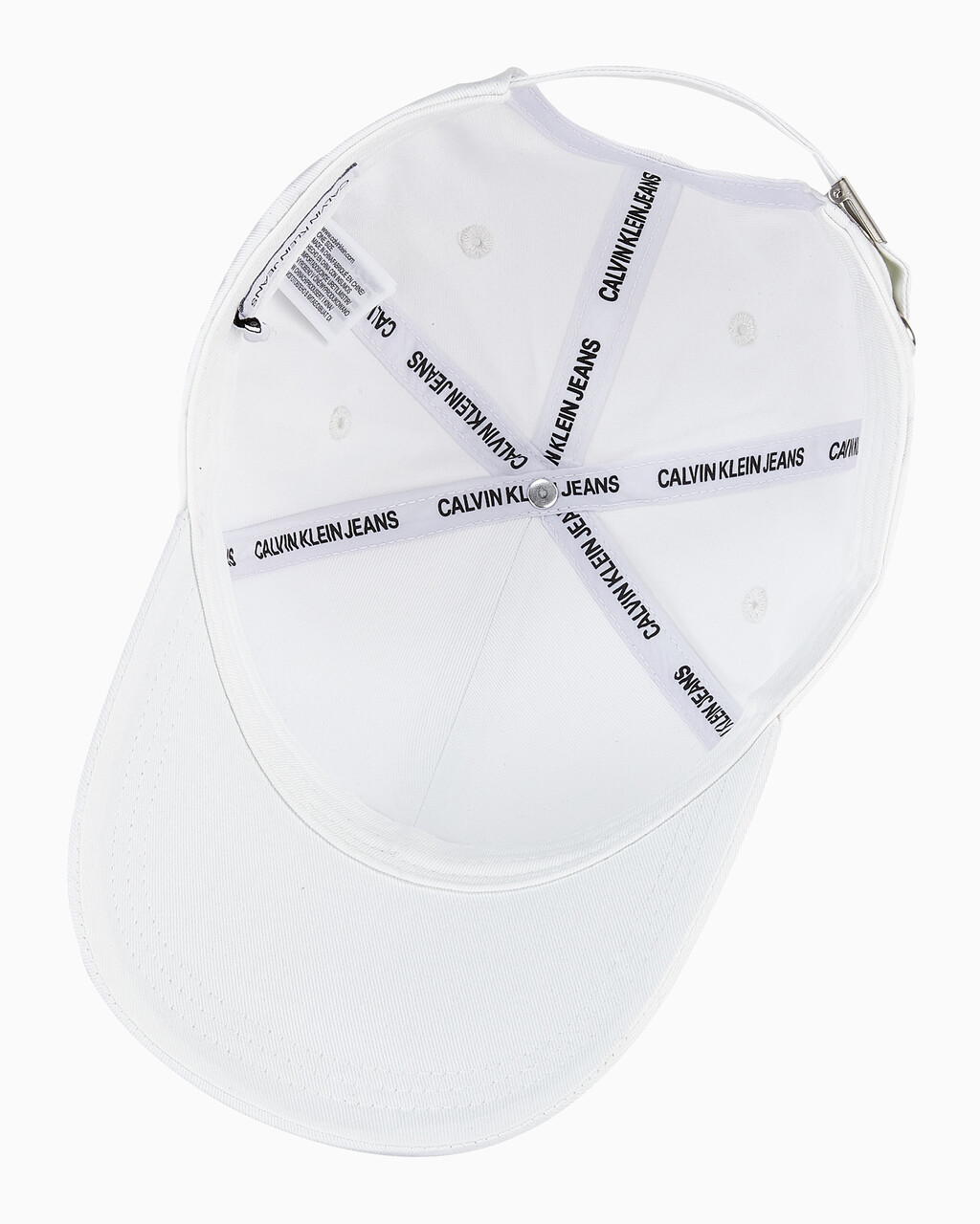 EMBROIDERED LOGO CARRYOVER CAP, BRIGHT WHITE, hi-res