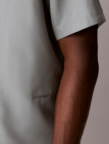 Soft Modal Short Sleeve Shirt, Frosted Spruce, hi-res