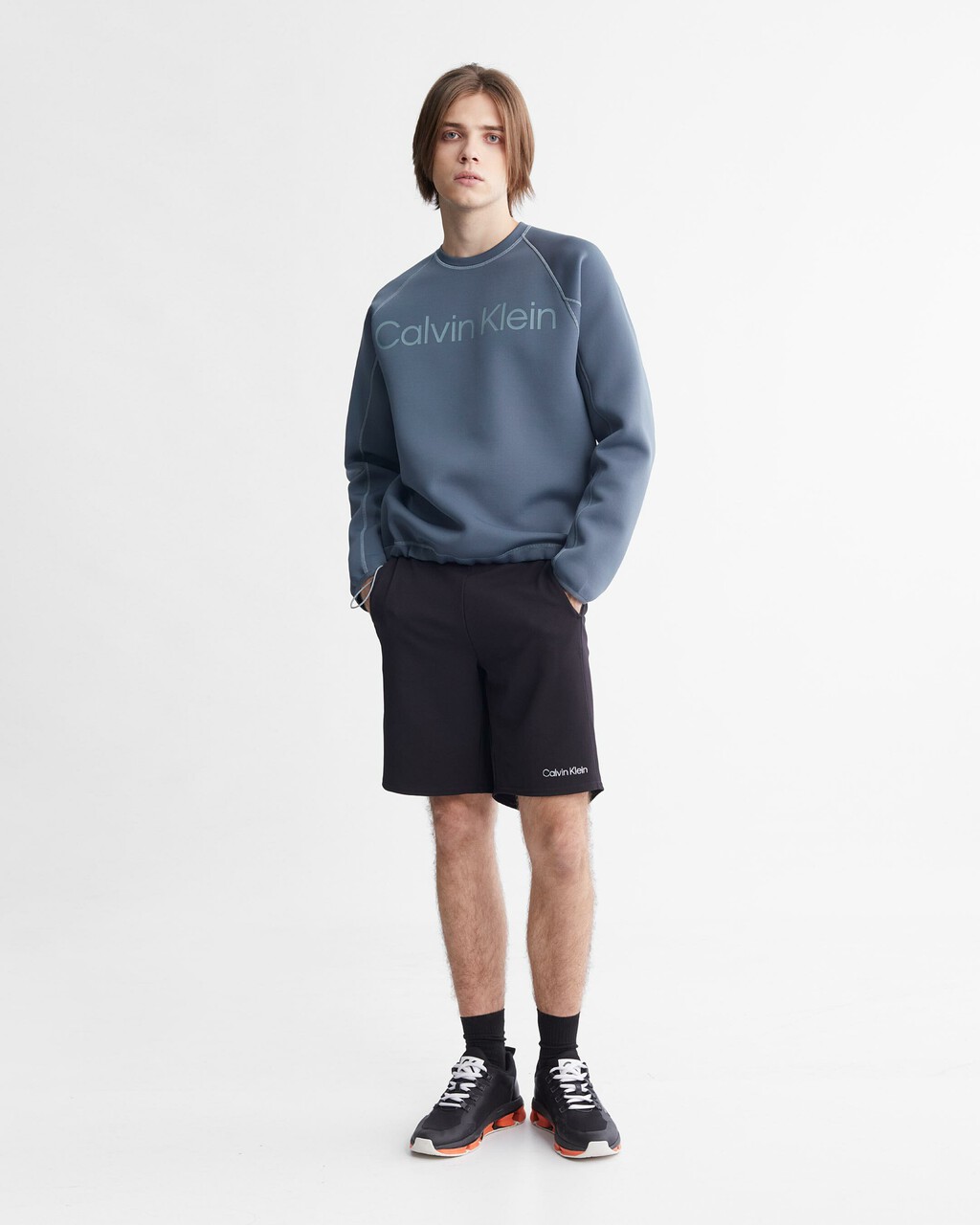 Spacer Logo Sweatshirt, DARK SLATE, hi-res