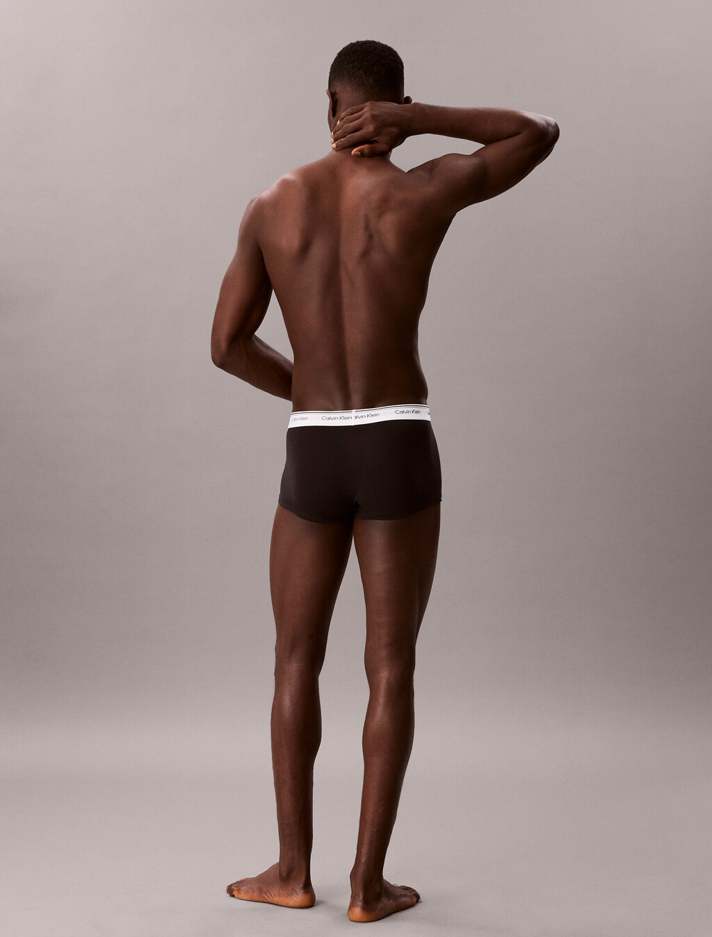 Cotton Stretch Balance Low Rise Trunks 3 Pack, BLACK/MONOGRAM OUTLINE BLACK/TURBULENCE, hi-res