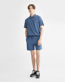 ESSENTIALS WOVEN SHORTS, CRAYON BLUE, hi-res