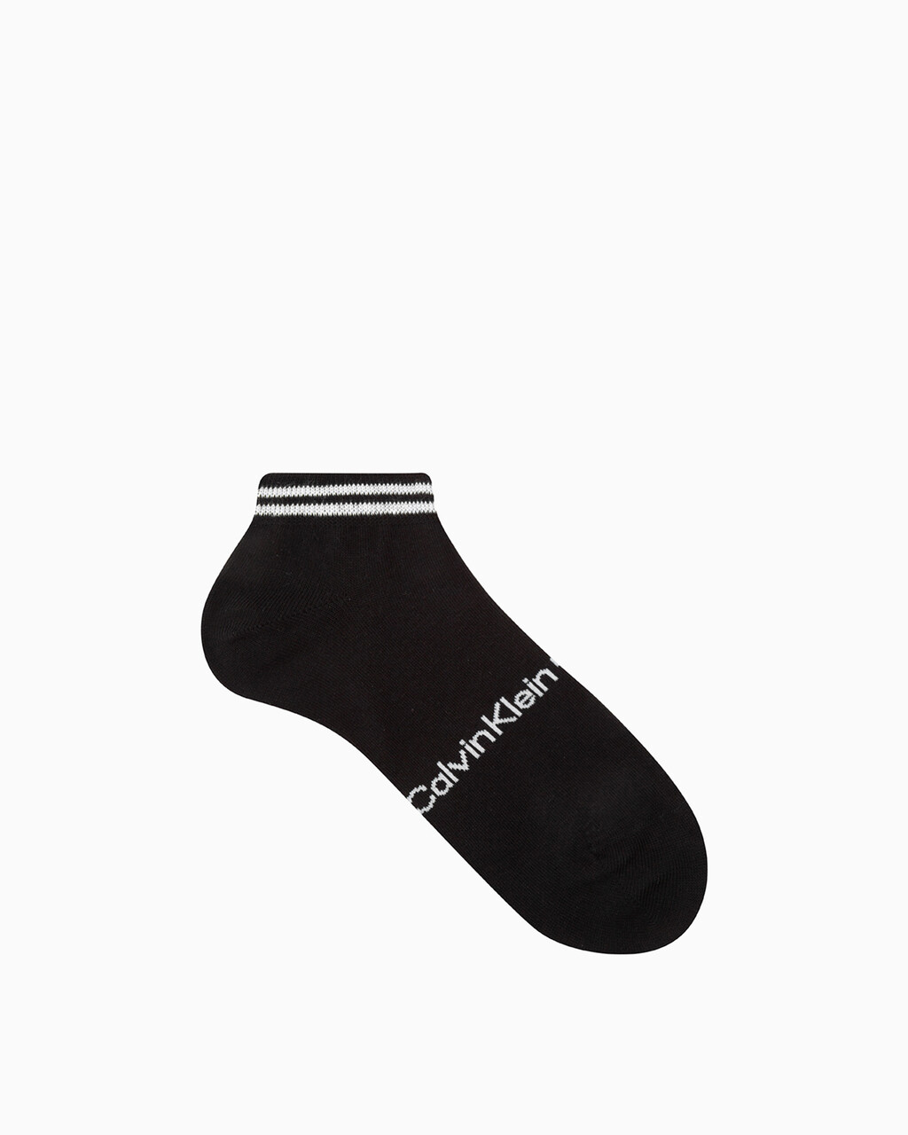 MEN'S LOGO LOW CUT SOCKS, DARK GREY BLK, hi-res