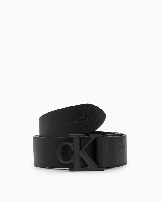 REVERSIBLE ENAMEL MONOGRAM BELT
