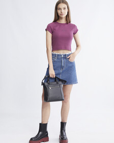 Small Tote Bag, BLACK, hi-res