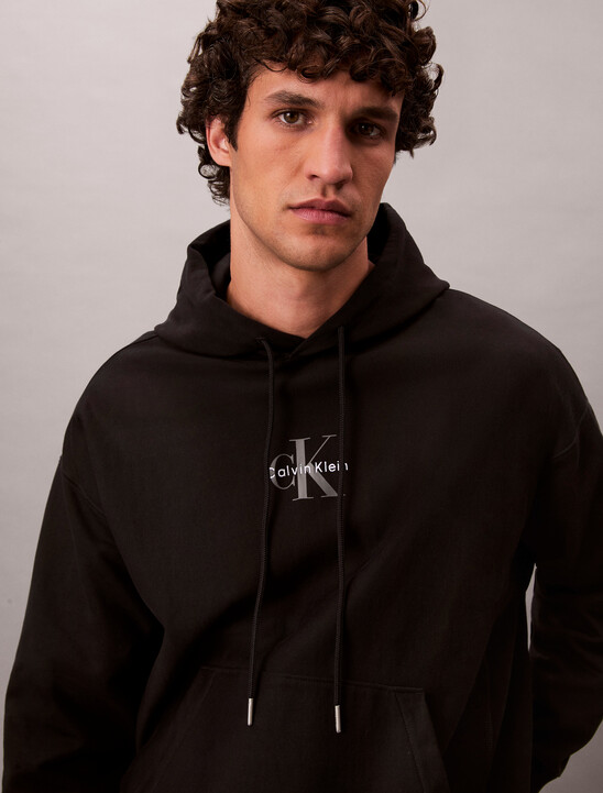 Premium Fleece Monogram Logo Hoodie
