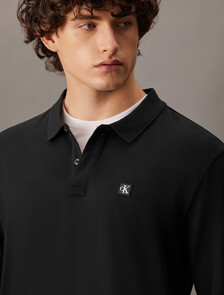 CK Badge Regular Polo, Ck Black, hi-res