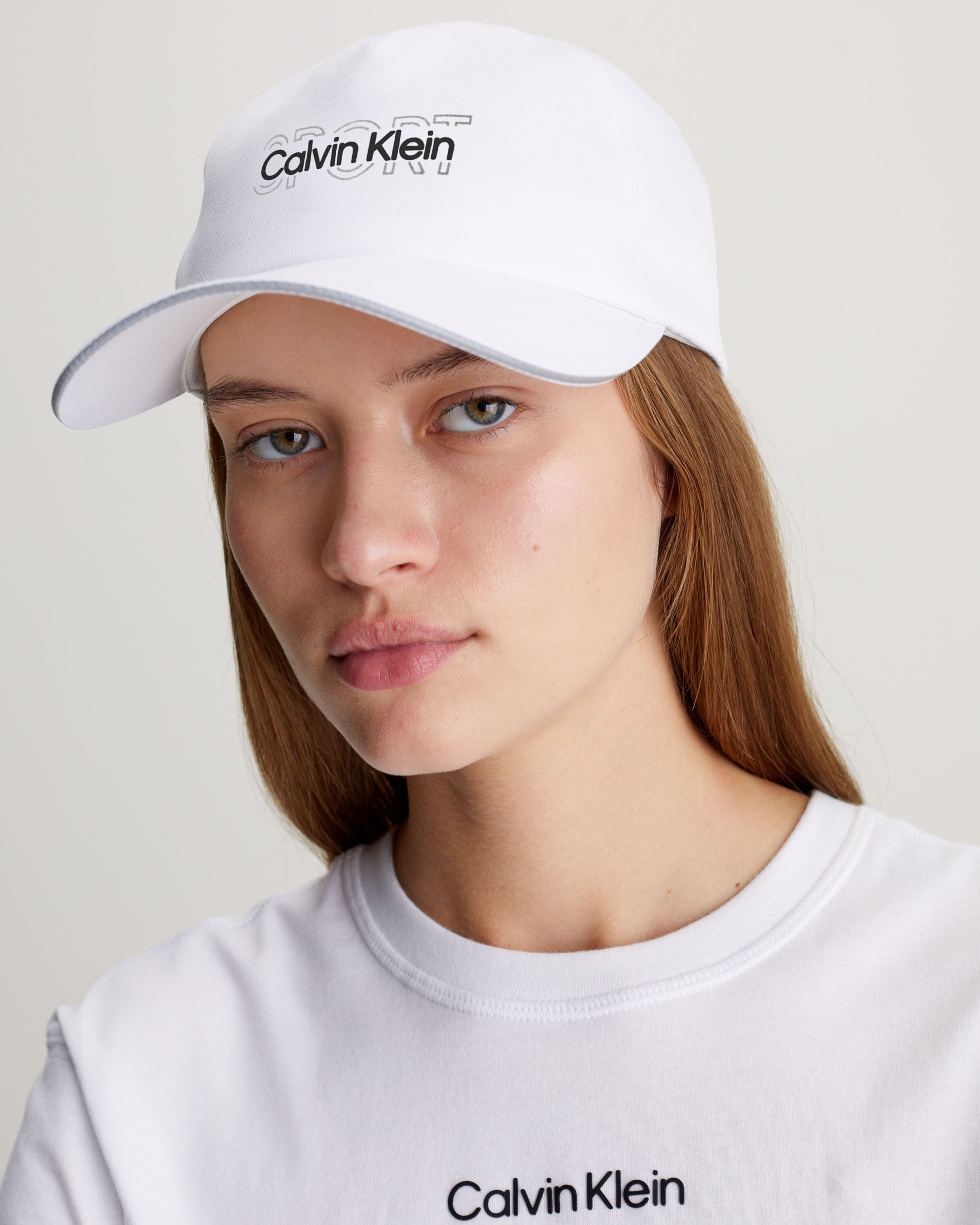Calvin klein cap white best sale