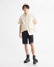ICONIC UTILITY SHIRT, Classic Beige, hi-res