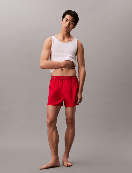 Lunar New Year Woven Cotton Slim Boxer