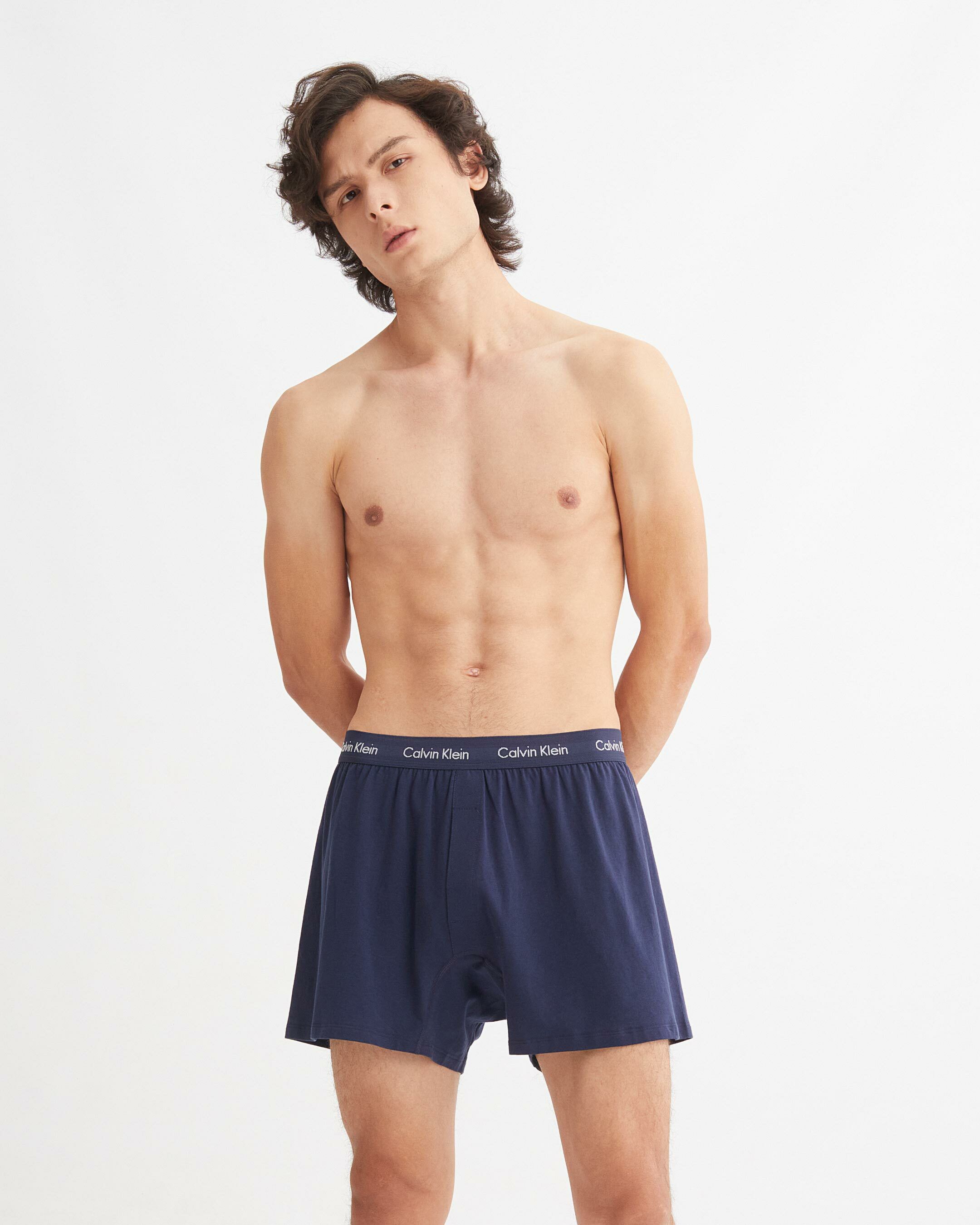 Mens calvin klein trunks 3 pack hot sale