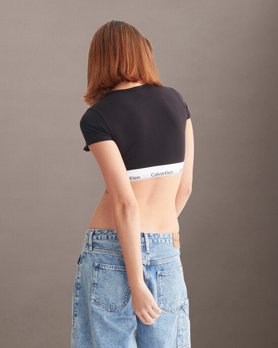 MODERN COTTON T-SHIRT BRALETTE