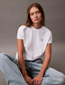 Archive Logo Crewneck Tee, Brilliant White, hi-res