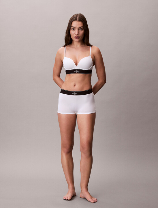 CK Graphic Push Up Plunge Bra