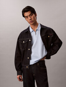 Lunar New Year CK Emblem Slim Polo, Skyway, hi-res