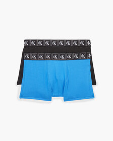Boys 2 Pack CK One Trunks, Electricaqua/Pvhblack, hi-res
