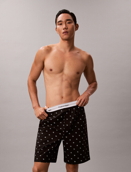 Cotton Poplin Sleep Short