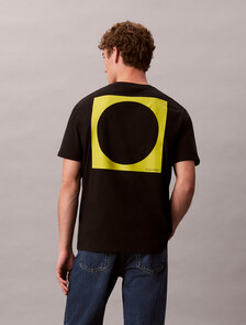 Circle Graphic Relaxed T-Shirt, Black, hi-res