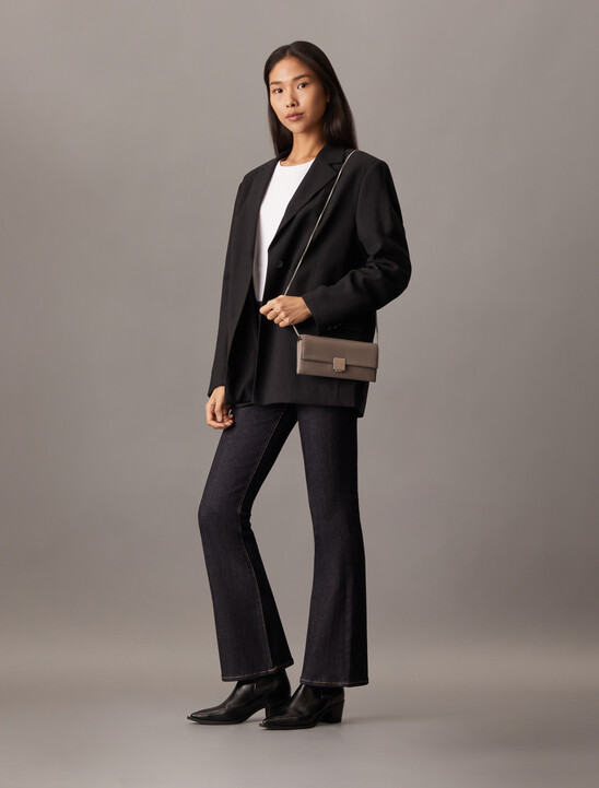CK Lock Flap Phone Crossbody Bag