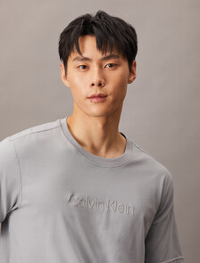Essential Logo Short Sleeve Tee, Sleet, hi-res